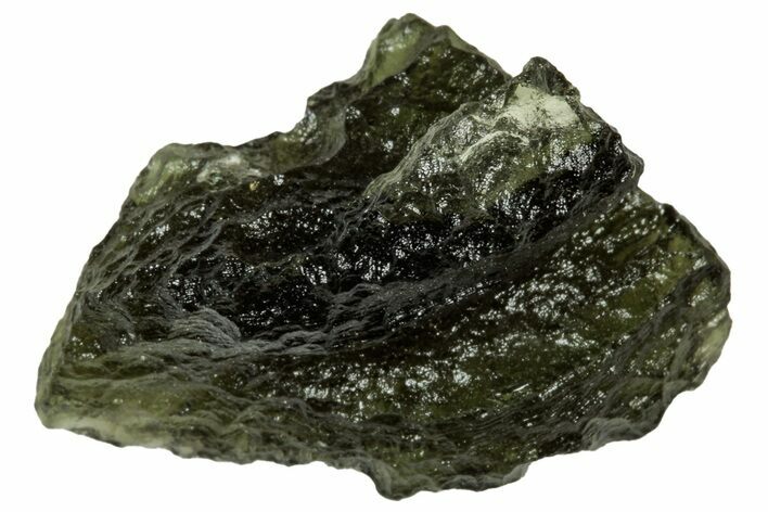 Green Moldavite Tektite ( g) - Czech Republic #329458